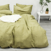 Linen Sheet Sets-Olive