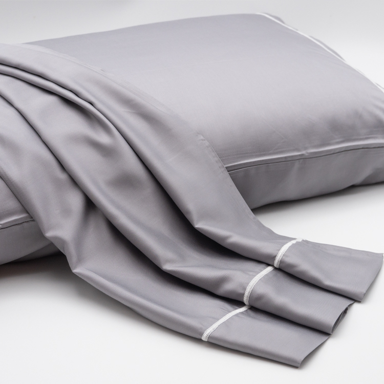 Grey Bamboo Pillowcase 