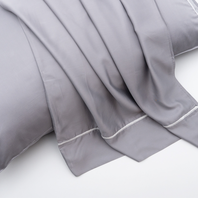 Grey Bamboo Pillowcase 