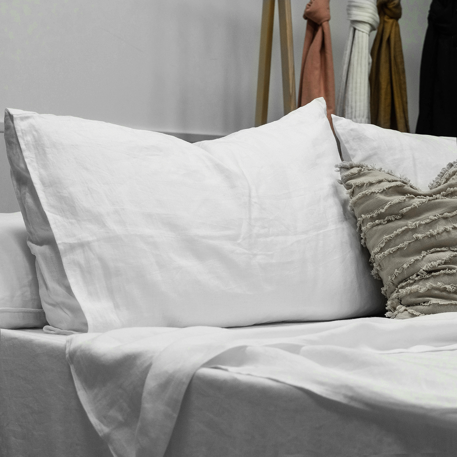 White Linen Duvet Covers