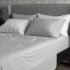 Bamboo Jersey Duvet Cover Set - Grey 