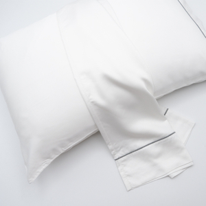 White Bamboo Pillowcase