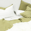 Linen Sheet Sets-Olive