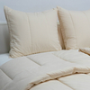 Organic Bamboo Poly Comforter Set-Cream