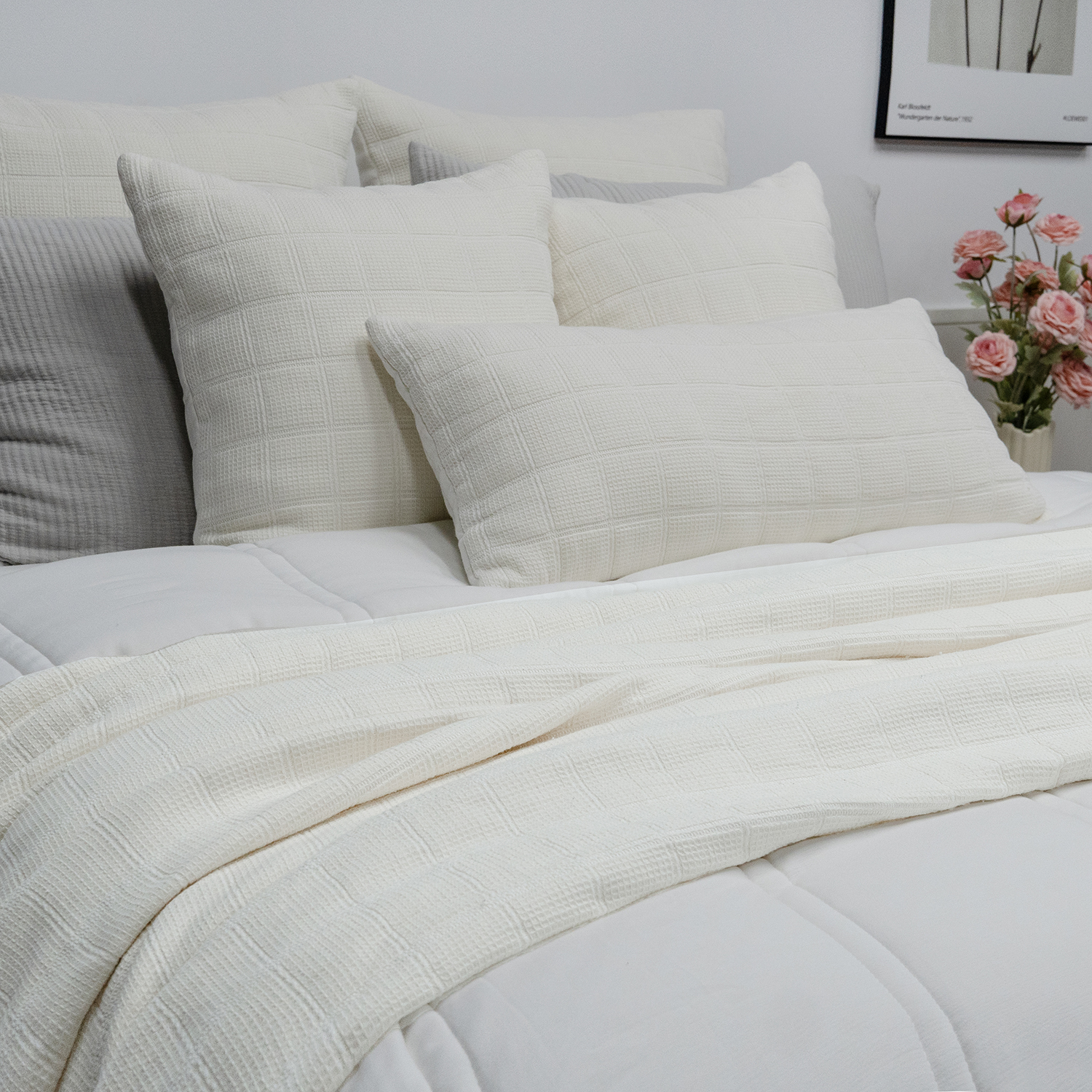 White Organic Tencel Blanket