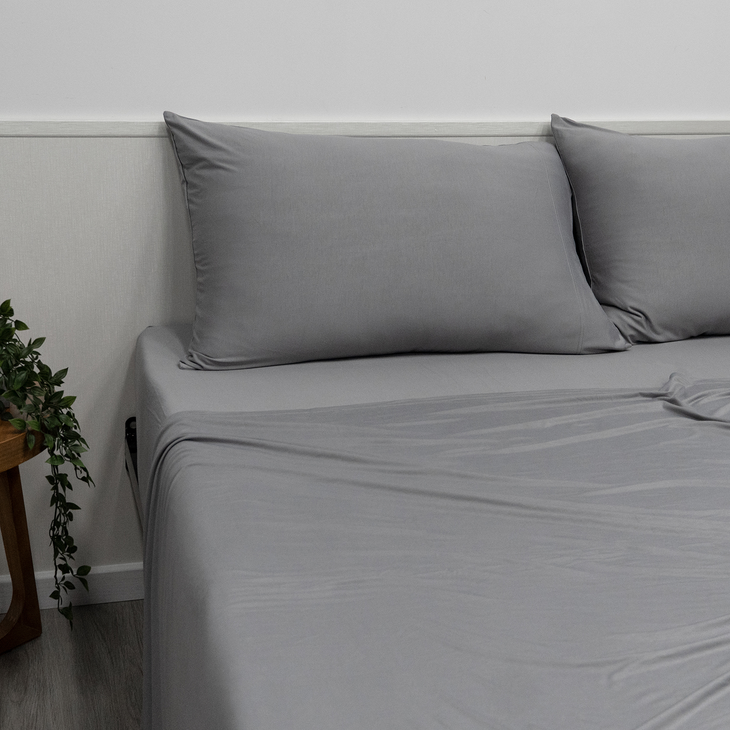 Bamboo Jersey Sheet Set - Middle Grey