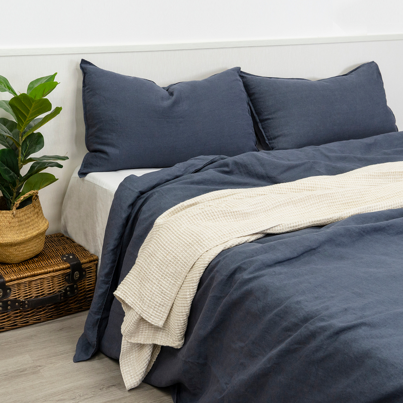 Denim Linen Duvet Cover