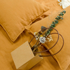 Terracotta Linen Duvet Cover