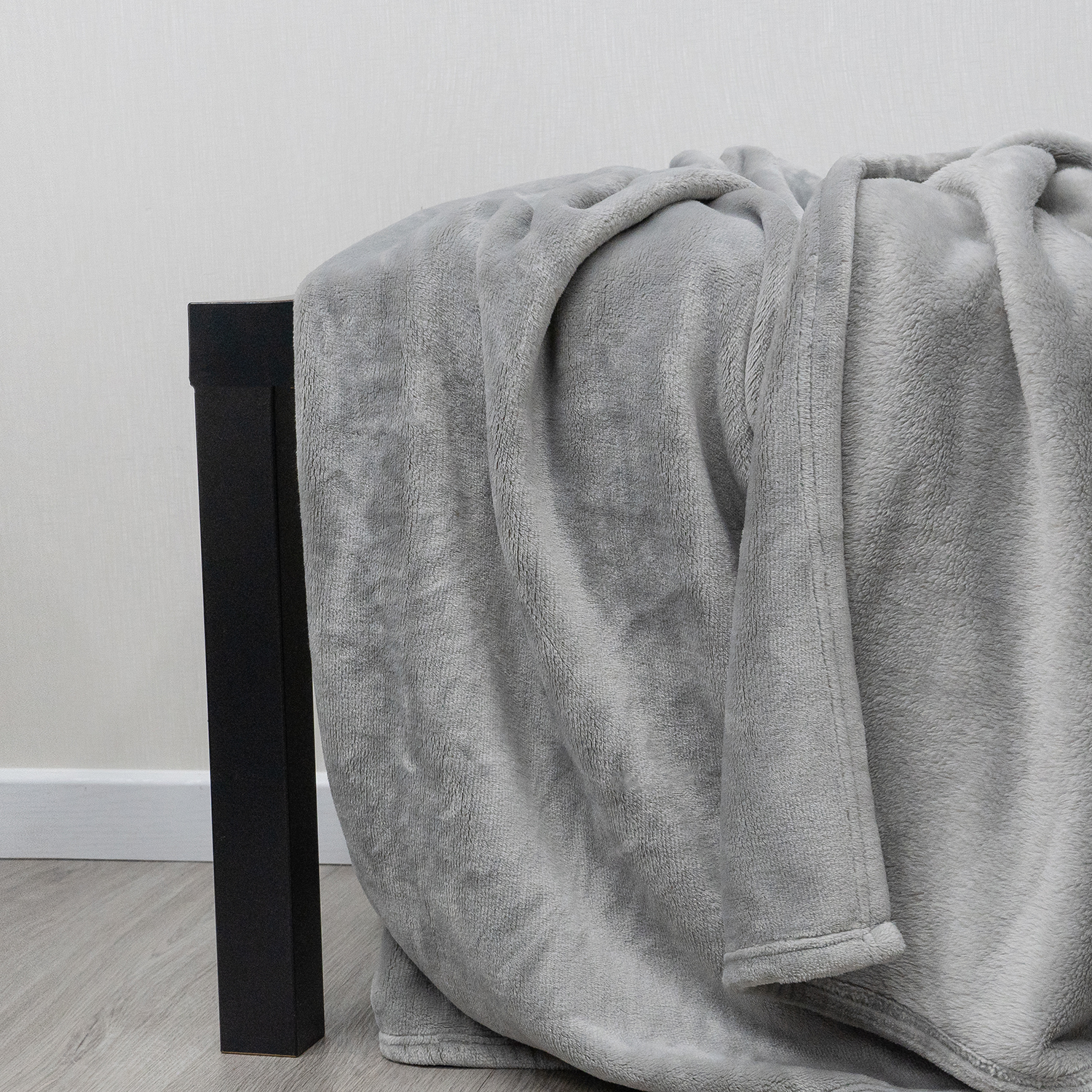 100% Organic Poly Grey Blanket