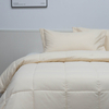 100% Organic Bamboo Comforter Set-Cream