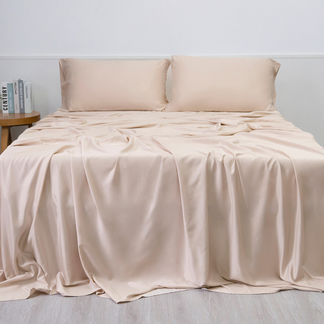 300TC Organic Bamboo Sheet Set- Gold