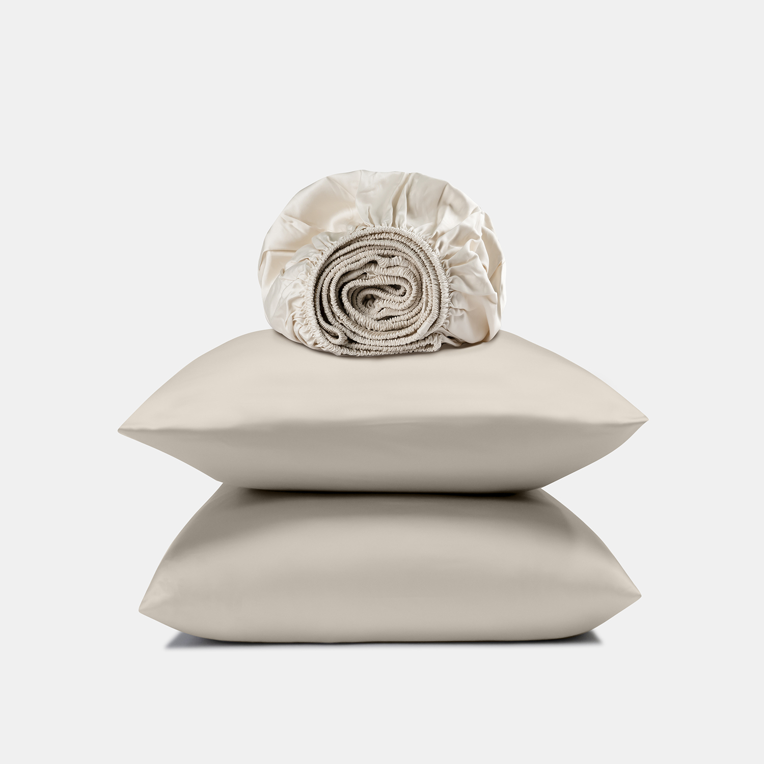 Organic Bamboo Duvet Cover Set- Cream