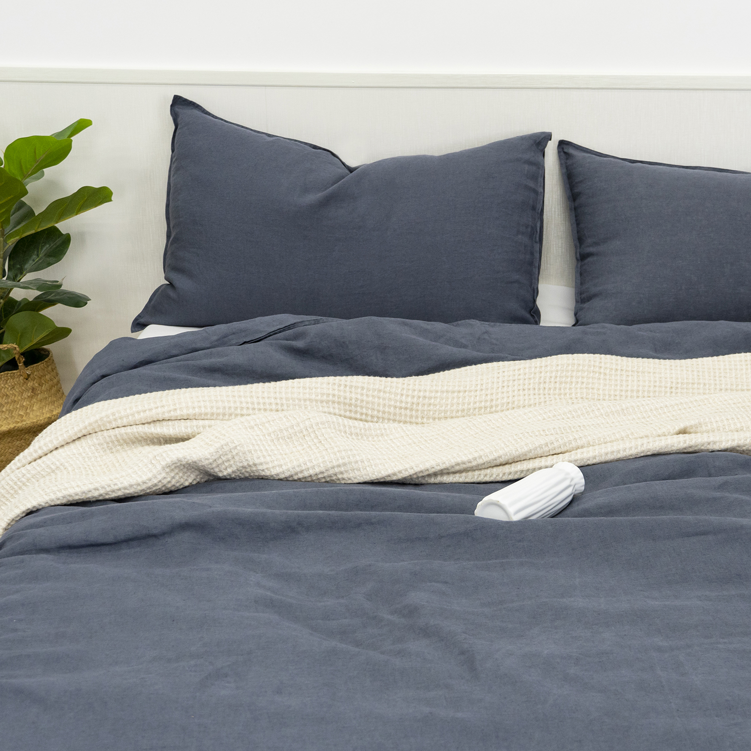 Denim Linen Duvet Cover