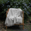 100% Organic Cotton Grey Blanket