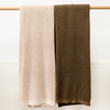 Brown 100% Organic Wool Blanket