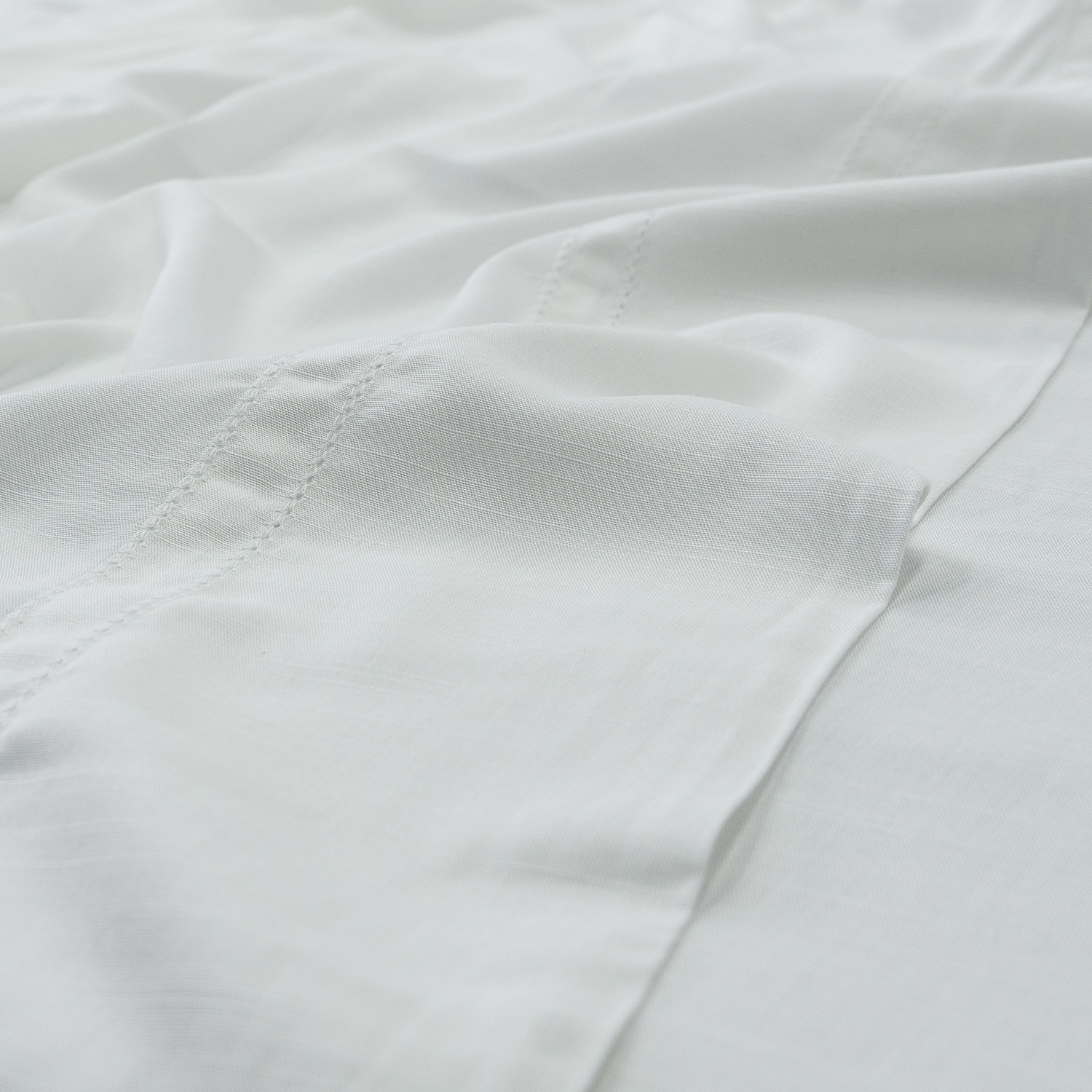 Organic White Linen Bamboo Sheet Set