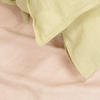 Pink Linen Sheet Set