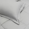 100% Organic Bamboo Comforter Set-Light Grey