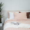 Blush Linen Quilt-Lirica