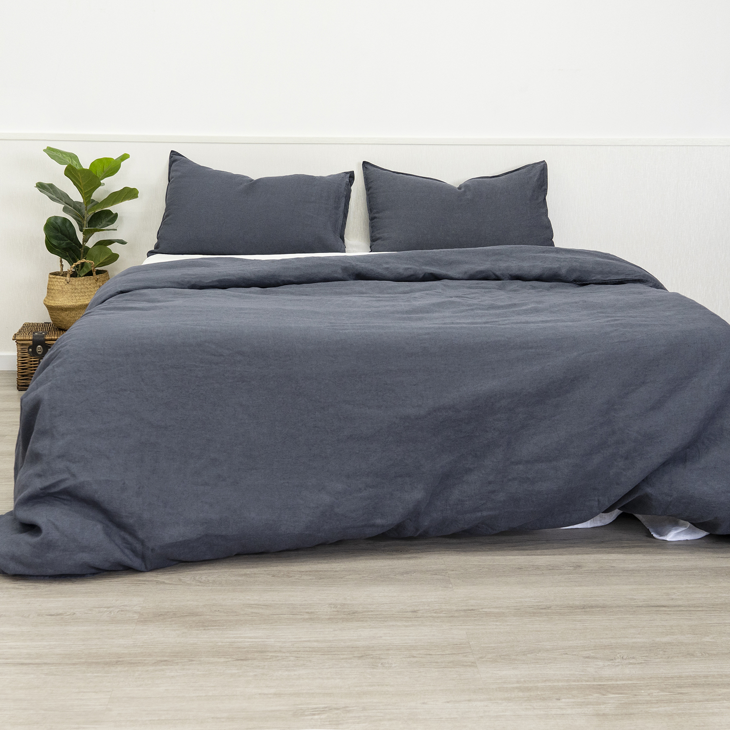 Denim Linen Duvet Cover