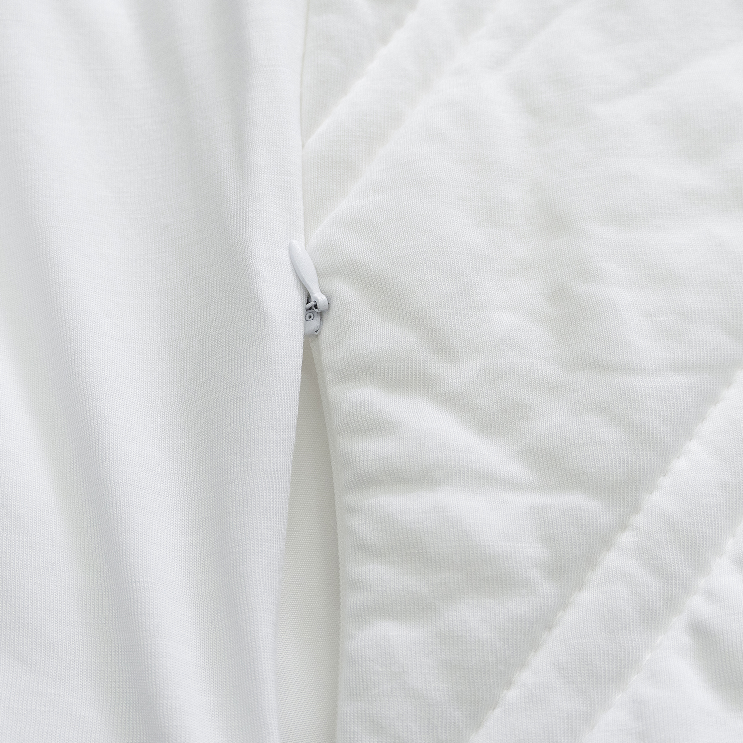 Organic Bamboo Jersey Quilt Set-White