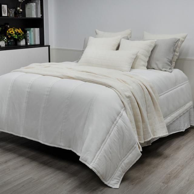 White Organic Tencel Blanket