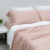 Organic Pink Linen Bamboo Sheet Set