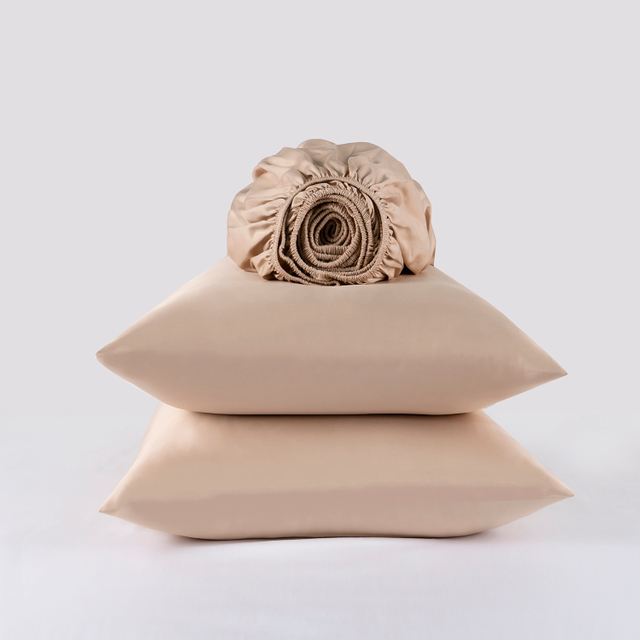 Organic Copper Bamboo Sheet Set- Gold