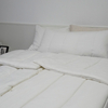 100% Organic Bamboo Strip Comforter Set-White