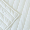 White - Organic Bamboo Jersey Quilt Set