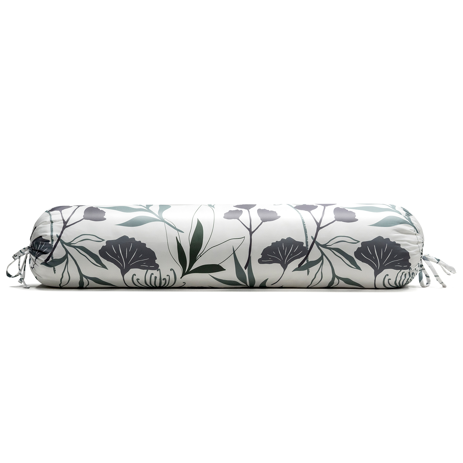 Organic Cotton Pillowcase Green Flower