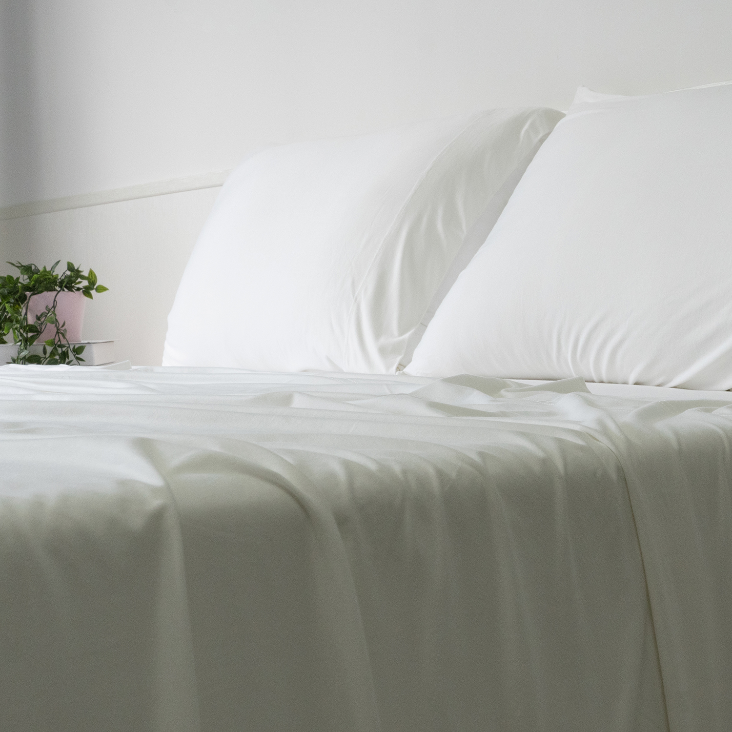 Bamboo Jersey Sheet Set - White