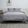 Grey Organic Bamboo Cotton Wool Blend Duvet Cover Set