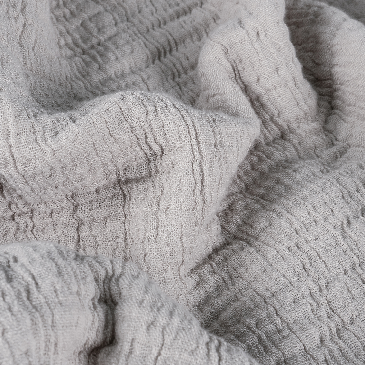 100% Organic Cotton Grey Blanket