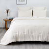 White Organic Cotton Guazz Quilt Set