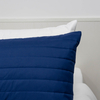 100% Organic Bamboo Quilt Set-Dark Blue