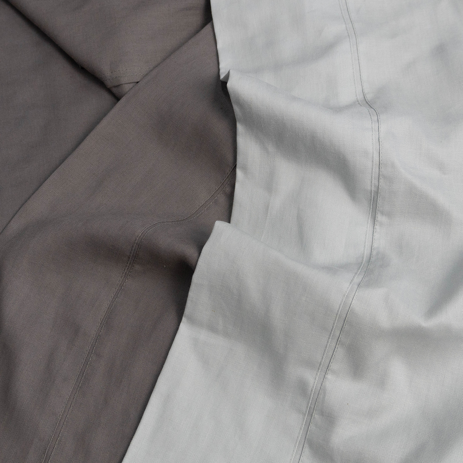 Charcoal Bamboo-Linen Twill Sheet Set