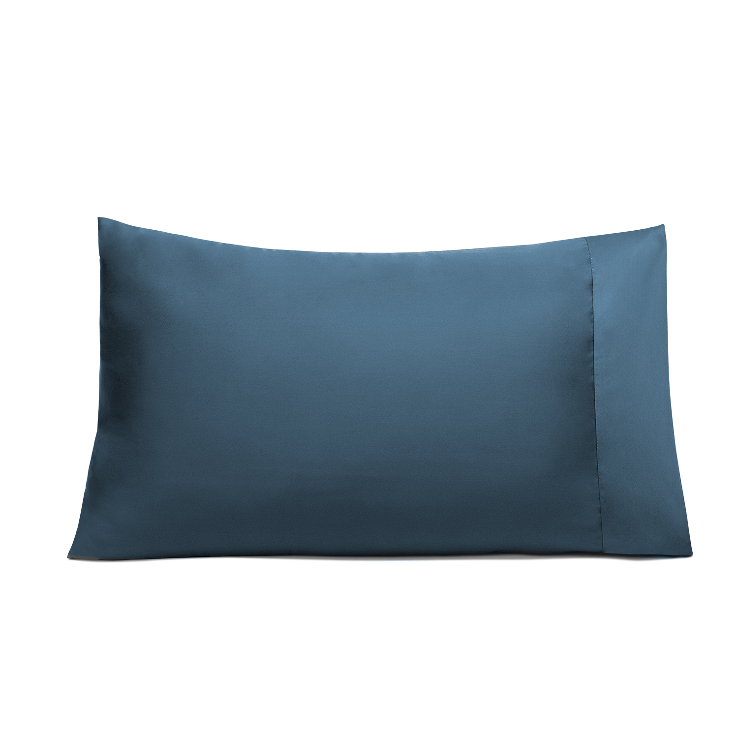 Dark Blue Bamboo and Poly Blend Pillowcase