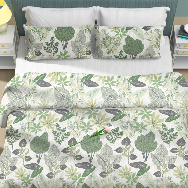 100% Organic Cotton Print Duvet Cover Set-Custom Print 33