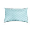 Light Blue Organic Cotton Jacquard Pillowcase