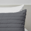 100% Organic Bamboo Quilt Set-Dark Grey