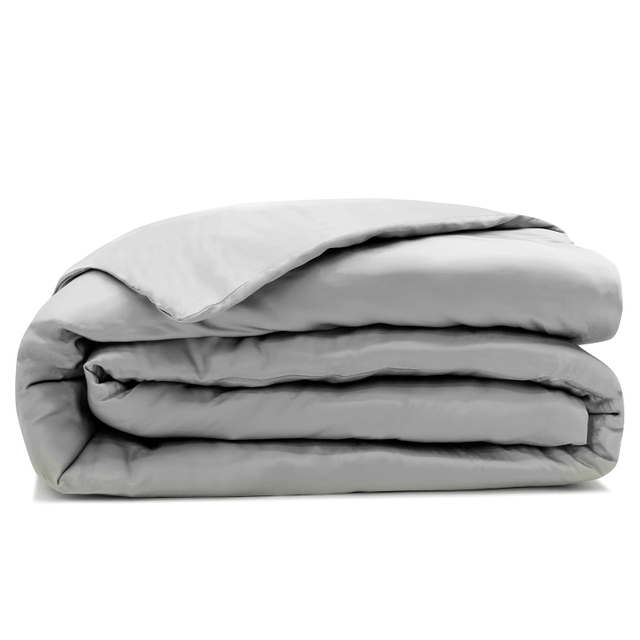 Organic Bamboo Duvet Cover Set- Light Grey