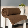 Brown 100% Organic Wool Blanket