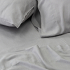 Organic Sliver Grey Linen Bamboo Sheet Set