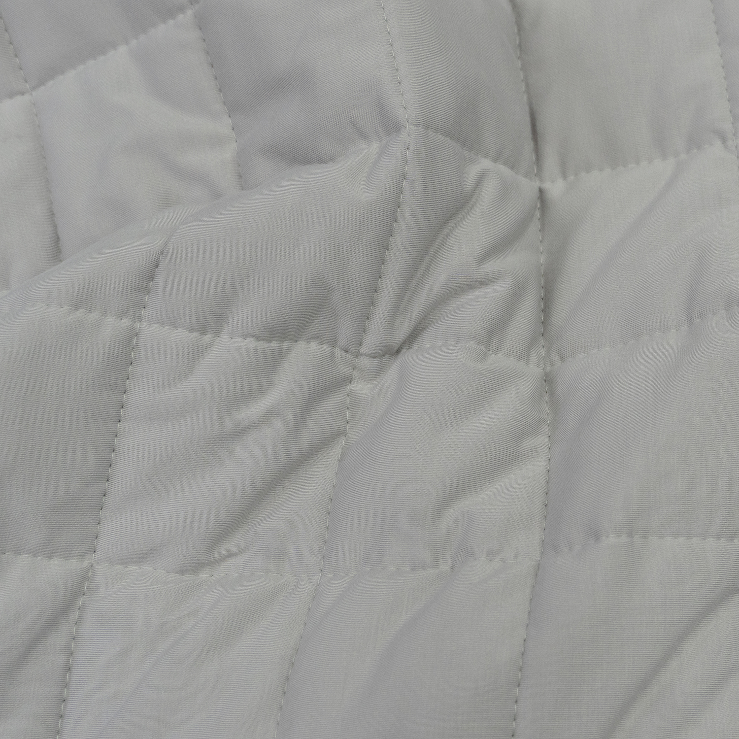 Grey Organic Bamboo Jersey Quilt Set