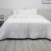 100% Organic Bamboo Strip Comforter Set-White