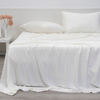 Organic Copper Bamboo Sheet Set- White