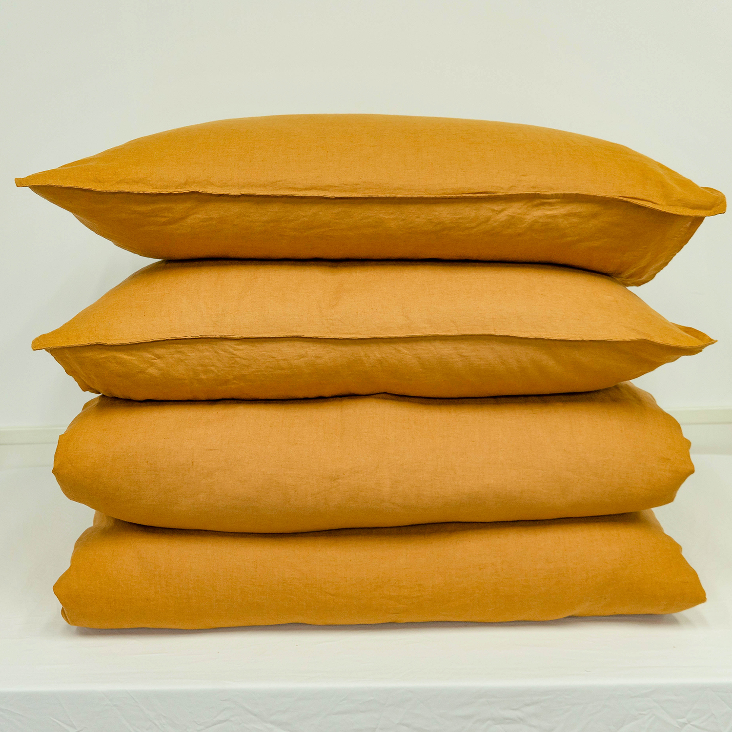 Terracotta Linen Duvet Cover