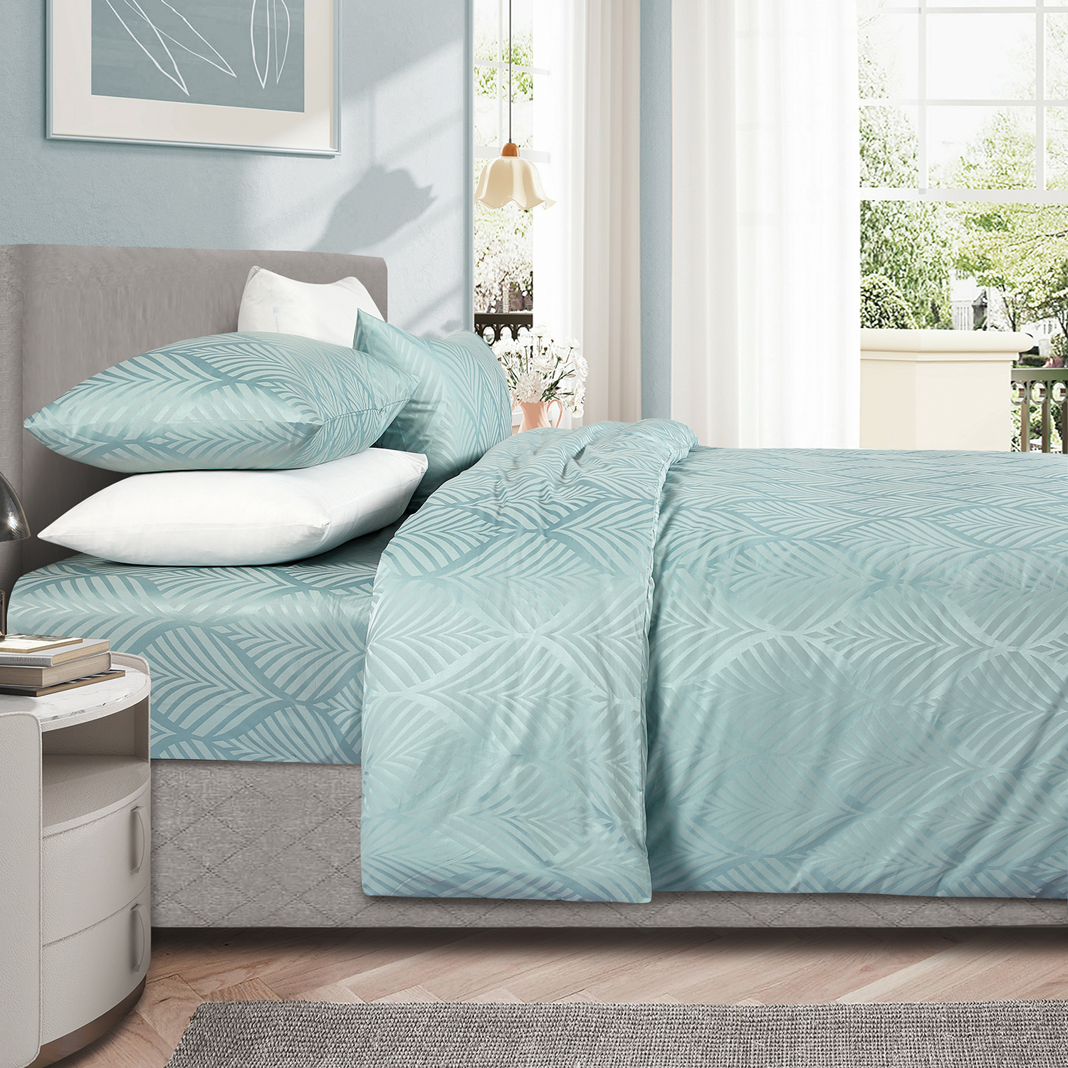 Odor Resistant Polyester Cotton Interwoven bedding TC / CVC