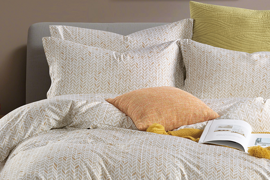 300TC Bamboo-Poly Sateen Printed Bedding Set